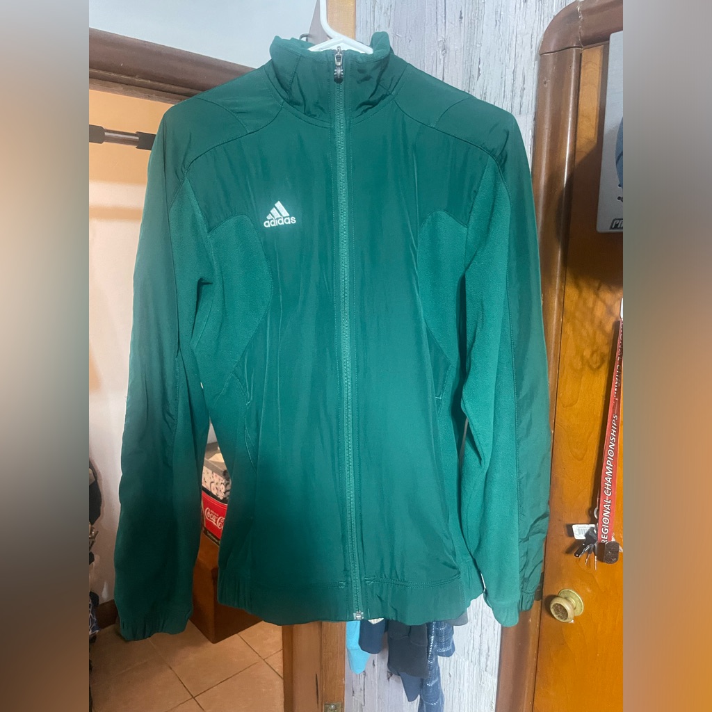 Adidas Mens Zip Up Fleece Clima Warm Sweatshirt Jacket Mens Small